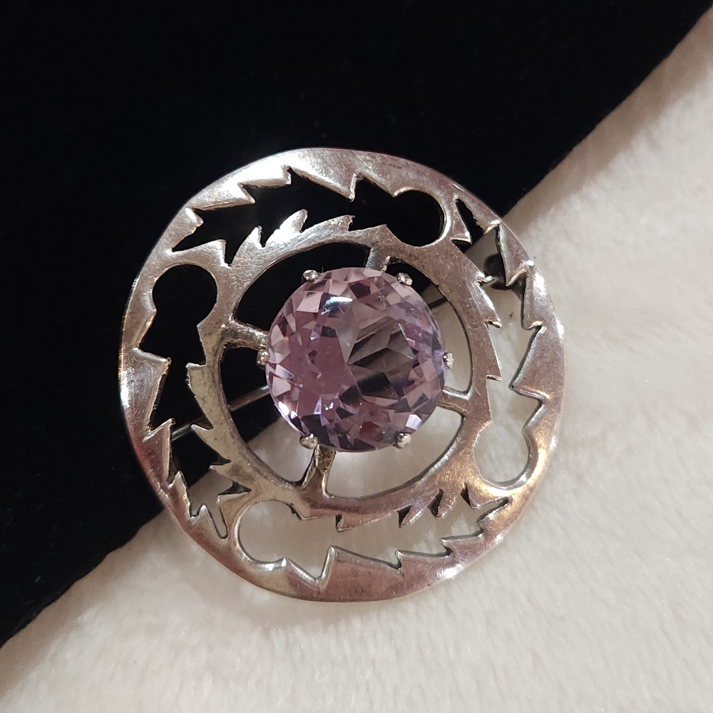 Robert Allison Sterling Silver Vintage Celtic Brooch